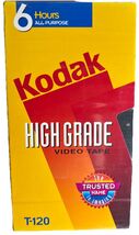 Kodak T-120 High Grade VHS Video Tape 6 Hours HGT-120—SEALED—SHIPS IN 24... - $16.71