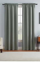 84&quot;x42&quot; Braxton Thermaback Blackout Curtain Single Panel Gray - Eclipse - £9.39 GBP