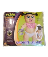Adult Inflatable Baby Girl Costume Gender Reveal Daddy’s Li’l Girl  8’ N... - £70.08 GBP