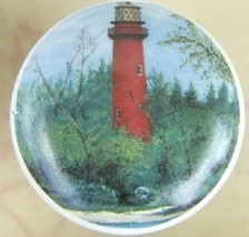 Ceramic knob Light House Lighthouse Jupiter Point FL - £3.64 GBP