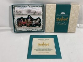 Christmas 2001 White House Historical Association 3D Carriage Ornament 4 1/2&quot; W - $9.90