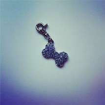 NEW BLUE CRYSTAL RHINESTONE FASHION DOG PET CHARM PENDANT JEWELRY - £7.65 GBP