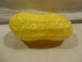 Vtg 1960s Planters Peanut Mr Peanut Yellow Plastic 2 Piece Nut Candy Con... - $9.95