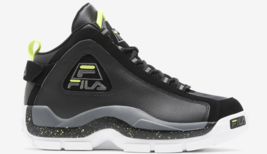 Fila Grant Hill 2 Leather Athletic Basketball Shoes Black Lime 1BM01753-008 Mens - £98.43 GBP