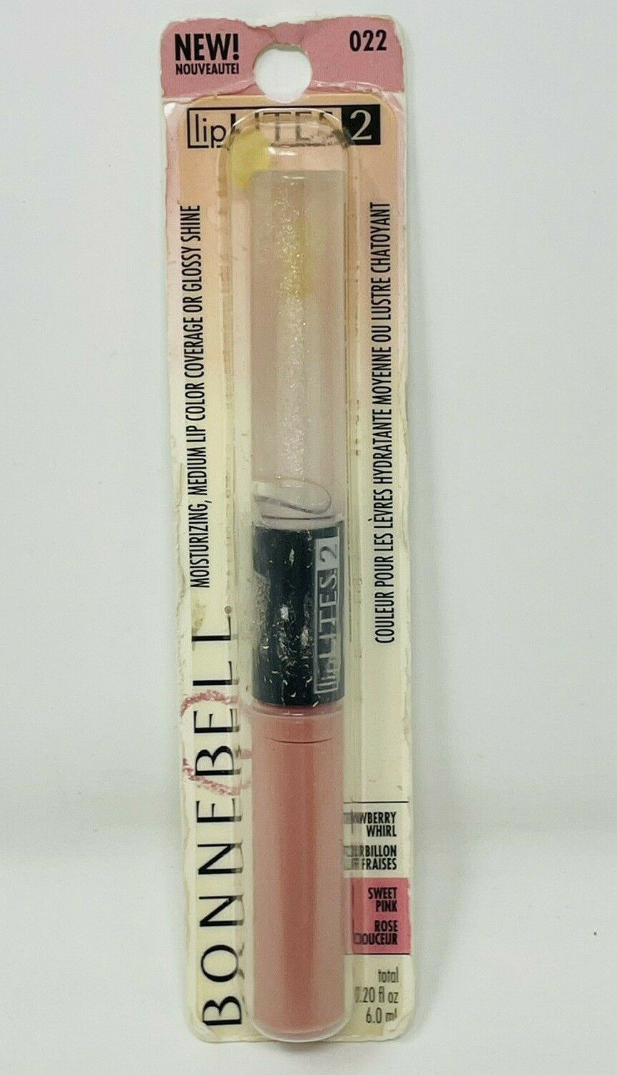 Rare Lip Smackers Bonne Bell Lip Lites 2 022 Sweet Pink Gloss Y2K Makeup Vintage - $74.99