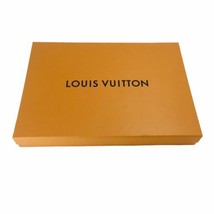 AUTHENTIC-LOUIS Vuitton Box 16 X 12 X 3 Gift Box w/inner Paper &amp; Wrap Around Tie - £35.61 GBP