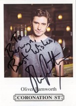 Oliver farnworth coronation street hand signed itv cast card photo 177034 p thumb200