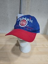 Vintage Detroit Pistons Hat Twins Enterprise Logo Single Bar SnapBack Cap - £13.29 GBP