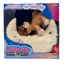Lullabrites Moon Pets Brown Puppy Plush Soft Lights Music Lullabies Ages... - $24.00
