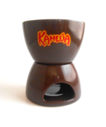 Kahlua Coffee Liqueur Brown Fondue Tea Light Warmer 2 pc - £3.89 GBP