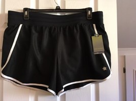 Women&#39;s Tek Gear Knit Waistband Running Shorts BNWTS  Sz 1X Black / white - £13.22 GBP