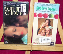 fried green tomatoes/ sophie&#39;s choice adventure/romance /vhs movies - £11.65 GBP