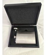 Perfect Gift Silver Flask Set with Funnel in Presentation Wooden Box Travel - $22.79 CAD