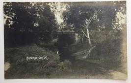 Sunrise Creek Wyoming Minnesota RPPC Posted 1912 Writing on Front - £11.26 GBP