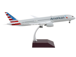 Boeing 787-9 Commercial Aircraft with Flaps Down &quot;American Airlines&quot; Silver &quot;Gem - £157.00 GBP