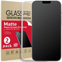 [2 Pack Matte Glass Screen Protector Compatible For 6.7Inch [No Bubbles] [High D - £24.05 GBP