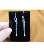 (M212-G) Loree OBOE pewter dangle EARRINGS JEWELRY earring I love music ... - $832.67 MXN