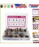 Compact 40 Pcs Electric Motor Carbon Brushes - 10 Models for Efficient R... - $21.17 CAD