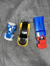 Lot Of 3 Transformers Robots in Disguise Titan Changers Hasbro 2015 - $49.01