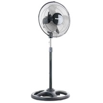 Impress Mighty Mite 10 Inch 3 Speed High Velocity Standing Fan in Black - £64.21 GBP