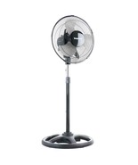 Impress Mighty Mite 10 Inch 3 Speed High Velocity Standing Fan in Black - £62.31 GBP