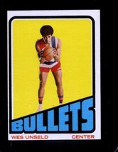 1972-73 Topps #21 Wes Unseld Exmt Bullets Hof *X65593 - £5.69 GBP