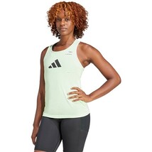 Adidas Aeroready Tennis Tank Top Women’s S Green Racerback Athletic NWT image 5