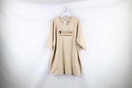 NOS Vtg 90s Streetwear Mens 2XL Heavyweight Spell Out Skagway Alaska T-Shirt USA - £35.57 GBP