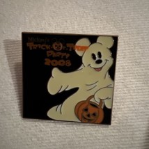Disney Pin Mickey&#39;s Trick or Treat Party 2008-Mickey Mouse Ghost - £6.33 GBP