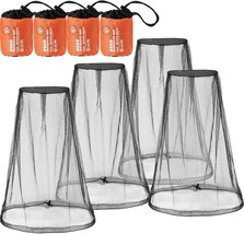Hestya 4 Pack Mosquito Net Mesh For Head Face Neck Fly Netting Hood From... - $16.51