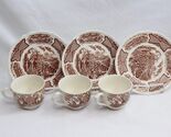 Fair Winds Bread Plates 7" and Cups  Lot of 6 - $26.45