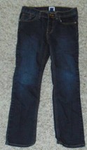 Girls Jeans The Childrens Place Adj Waist Straight Blue Denim Crop Pants-sz 8 - £5.52 GBP