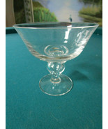 CRYSTAL GLASS COMPOTE TIFFANY, VAL SAN LAMBERT- NEW MARTISVILLE, GOLD ST... - £48.12 GBP+