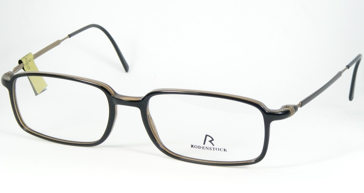 Rodenstock R 5169 Ein Schwarz / Erdnuss Brown Brille Brillengestell 52-1... - $66.32