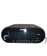 SONY Dream Machine ICF-C218 Black FM AM Radio Alarm Clock Green LED - WO... - $10.63