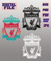 svg/png/jpg/pdf/dxf Liverpool cut file for Cricut .. instant download.. ... - $2.99