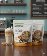 2X Herbalife Iced Coffee Caramel Macchiato – 15g Protein, Real Coffee (E... - $95.98