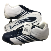 NWB Adidas Mens Scorch TD D Low Blue White Football Cleats Size 12.5  - $64.34
