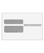 W-2 Double-Window Self-Seal Envelope 5 5/8 x 9 1/4" QTY 25 - $29.69