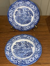 2 Liberty Blue, Historic Colonial Scenes Monticello 6” Collectible Plates - £11.98 GBP
