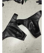 Men&#39;s lambskin Leather Briefs Studs Real Soft Leather Jockstrap Thong Un... - £69.69 GBP+