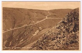 UK Postcard Wales Bwlch y Groes near Bala RPPC - $2.96