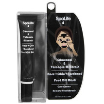 SpaLife Charcoal and Volcanic Minerals Peel Off Face Mask - £5.53 GBP