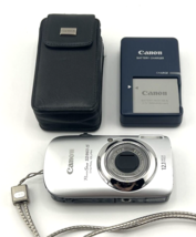 Canon PowerShot ELPH SD960 IS Digital Camera Silver 12.1MP 4x Zoom Tested - $259.62