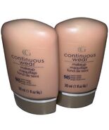 Pack Of 2 Cover Girl Continuous Wear Makeup #945 WARM BEIGE (New/See All... - $639.15 MXN