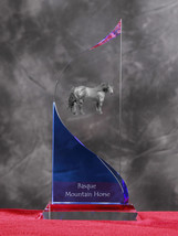 Basque Mountain Horse- crystal statue in the likeness of the horse. - $65.99