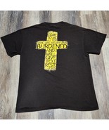 2009 Kerusso Tired? Jesus Cross Religous God Matthew 11:28 Brown T Shirt... - €21,15 EUR