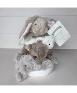 Pottery Barn Kids Animal Stacker Plush Stacking Rings Baby Toy Bunny Cri... - $42.06 CAD