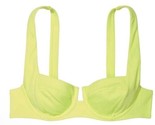 Nwt Victoria&#39;s Secret Neón Amarillo Verde Brillante Completo Cobertura N... - $27.71