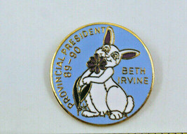 Fraternal Order of Eagles Provincial President Beth Irvine 89-90 FOE Pin... - $11.46